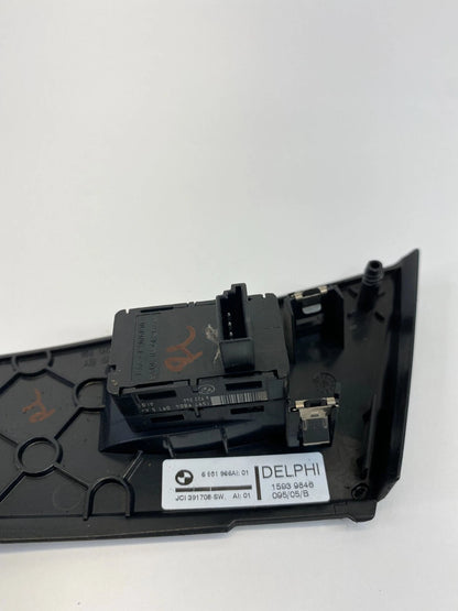 2004-2007 BMW 530I 525I REAR LEFT WINDOW CONTROL SWITCH W/ BEZEL 6951966 OEM
