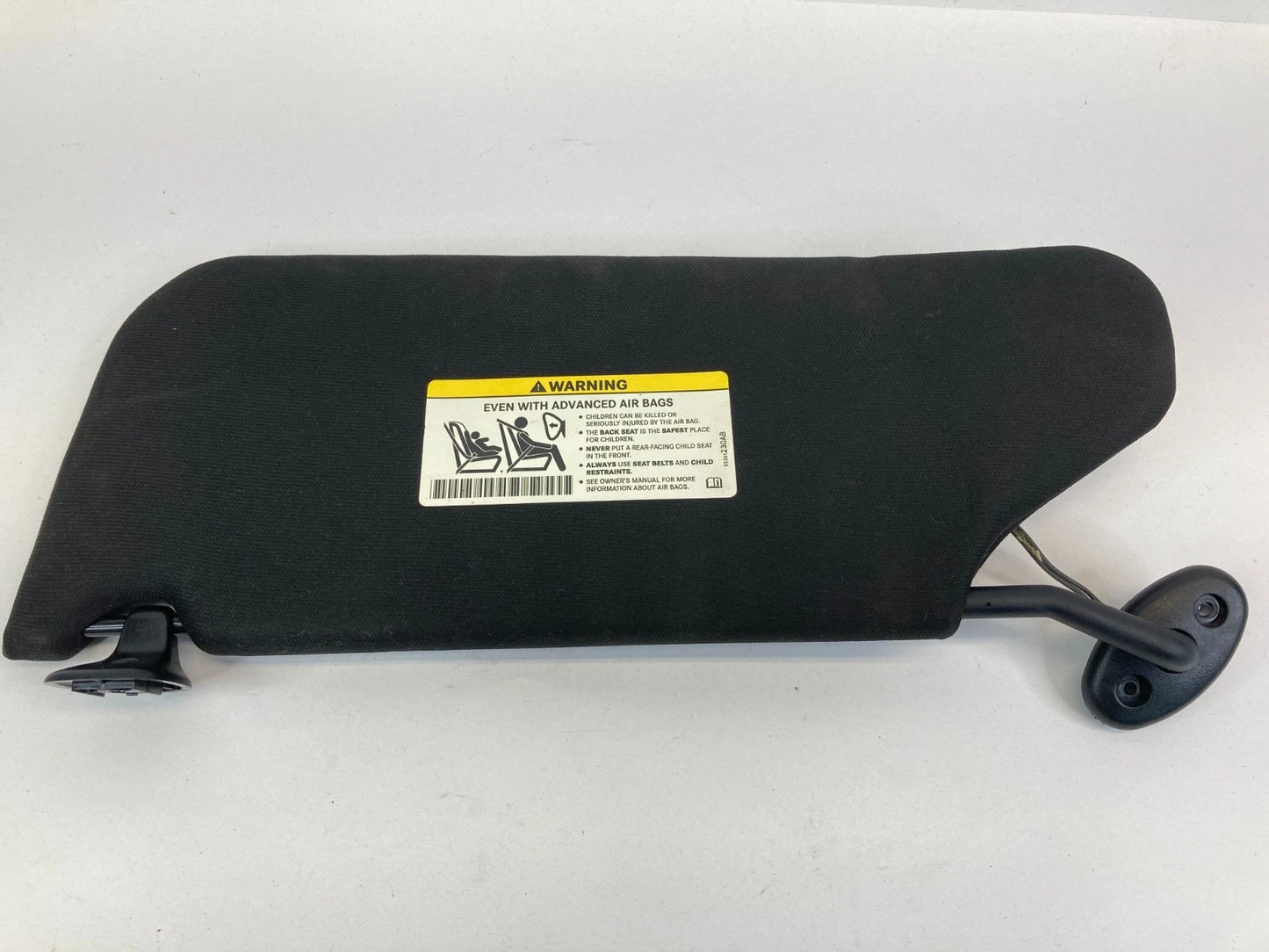 11-14 DODGE AVENGER RIGHT PASSENGER SIDE SUNVISOR SUN VISOR ILLUMINATED BLACK