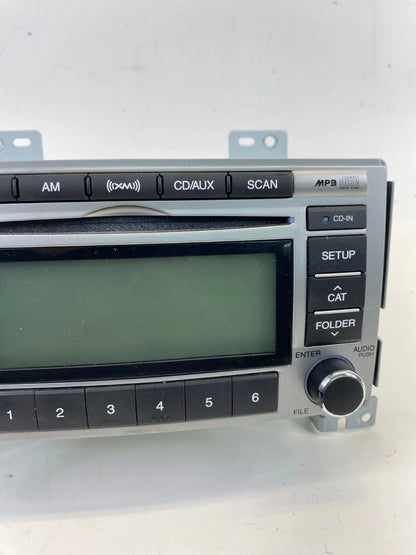 2010-2012 Hyundai Santa Fe AM FM Audio Radio Raceiver CD Player 96180-0W500 OEM