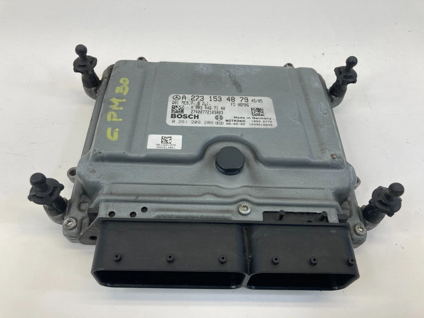 07 08 MERCEDES-BENZ GL450 S550 4.7L AT ENGINE COMPUTER CONTROL MODULE 2731534879