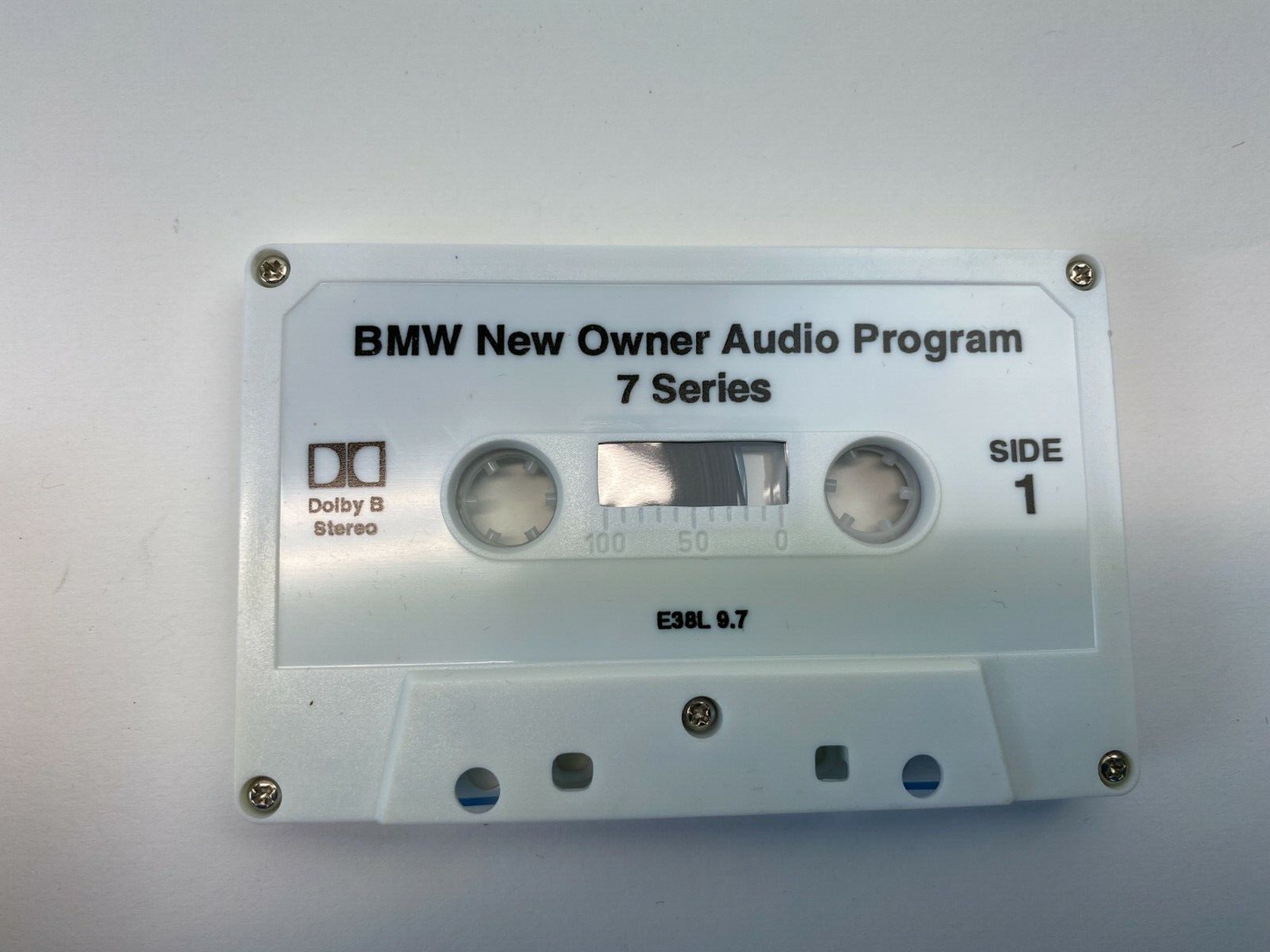 1998 98 BMW 7-Series 740i/iL BMW New Owner Audio Program Cassette Tape OEM