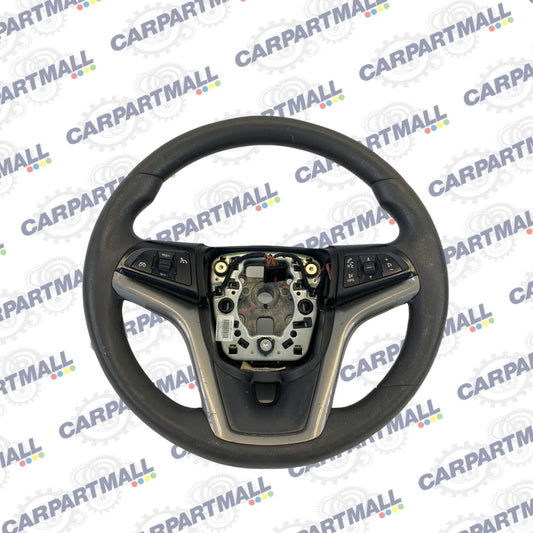2014 2015 CHEVROLET MALIBU JET BLACK STEERING WHEEL W/ CRUISE CONTROLS 23177781