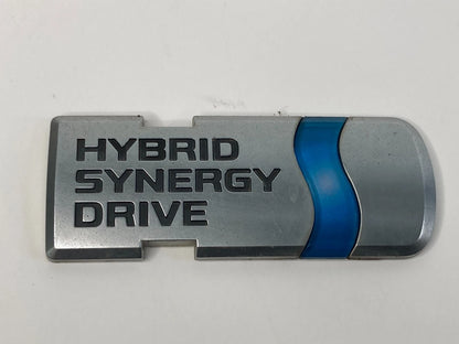 04-09 TOYOTA PRIUS REAR HYBRID SYNERGY DRIVE LOGO EMBLEM BADGE SYMBOL 7544147020
