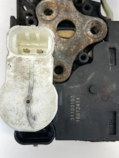 03-06 AVALANCHE 1500 TAHOE REAR RIGHT BACK SIDE DOOR LOCK LATCH ASSY 16872414