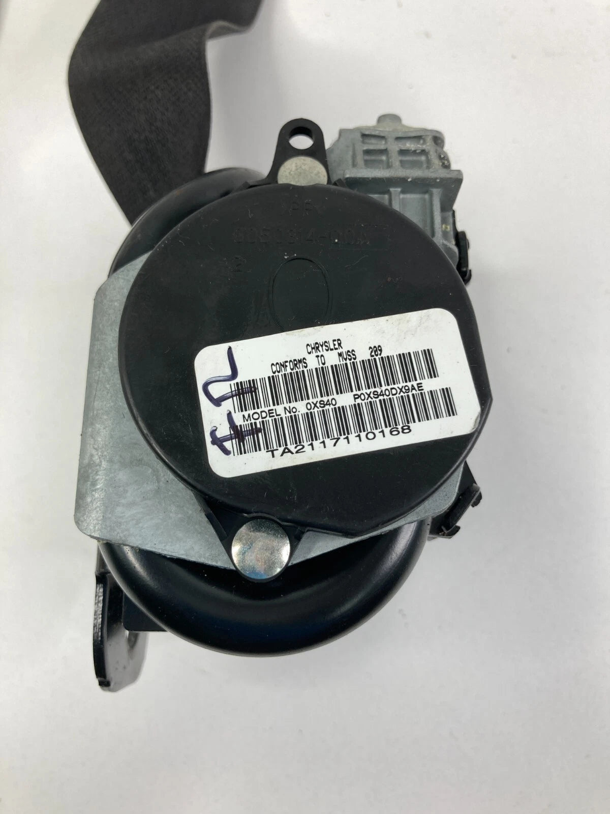 2011 2012 CHRYSLER AVENGER SEDAN FRONT RIGHT SIDE SEAT BELT RETRACTOR 605416200H