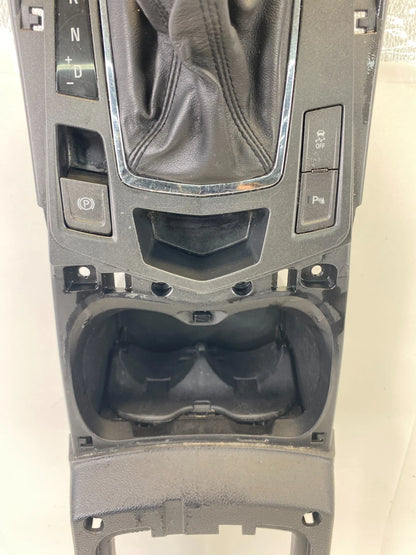 10-12 CADILLAC SRX CENTER CONSOLE UPPER TRIM SHIFTER BOOT BEZEL & CUP HOLDER OEM