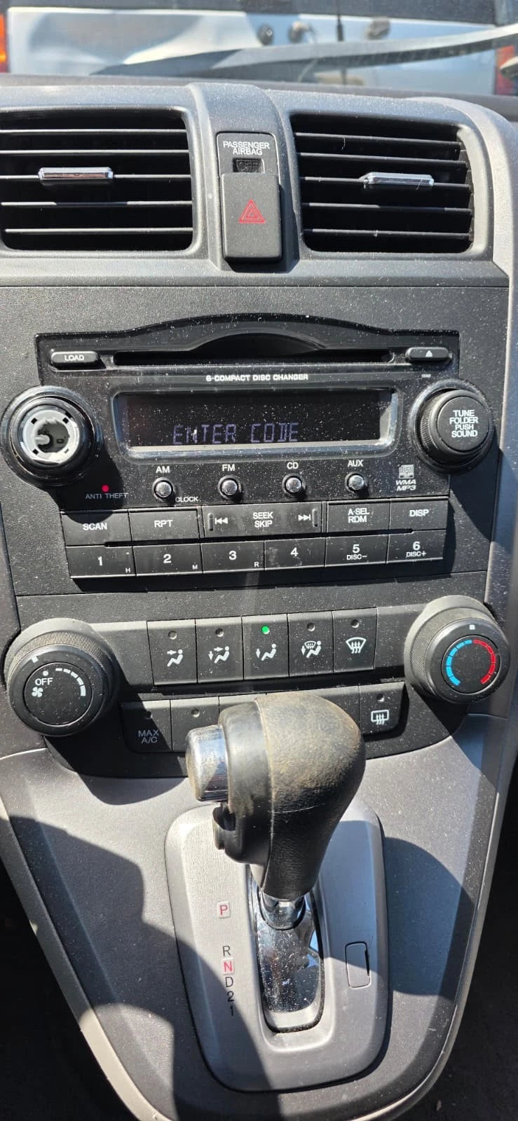 2007-2009 HONDA CR-V AM FM RADIO 6 DISC CD CHANGER PLAYER OEM 39100-SWA-A003