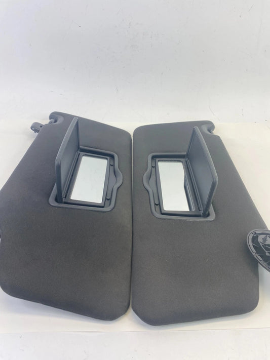 2013-2015 FORD EXPLORER SUN VISOR ASSEMBLY PAIR W/ MIRRORS FRONT BB5Z-7804105-BA