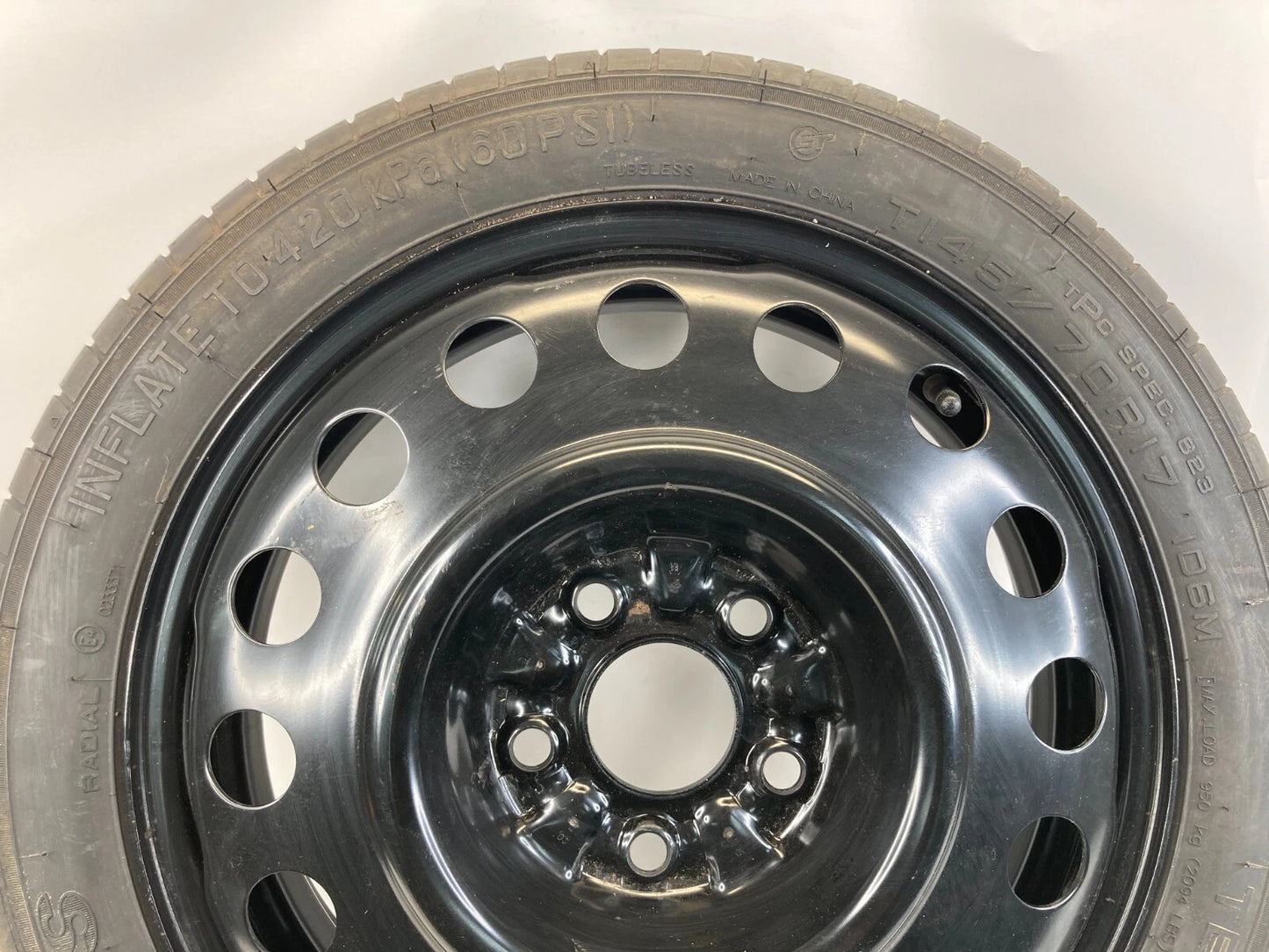 2010-2017 GMC TERRAIN CHEVY EQUINOX SPARE TIRE COMPACT DONUT T145/70 R17 106M
