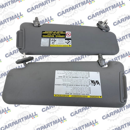 2008-2010 Toyota Highlander Roof Left & Right Sunvisor Sun Visor Shade Pair Set
