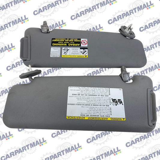 2008-2010 Toyota Highlander Roof Left & Right Sunvisor Sun Visor Shade Pair Set