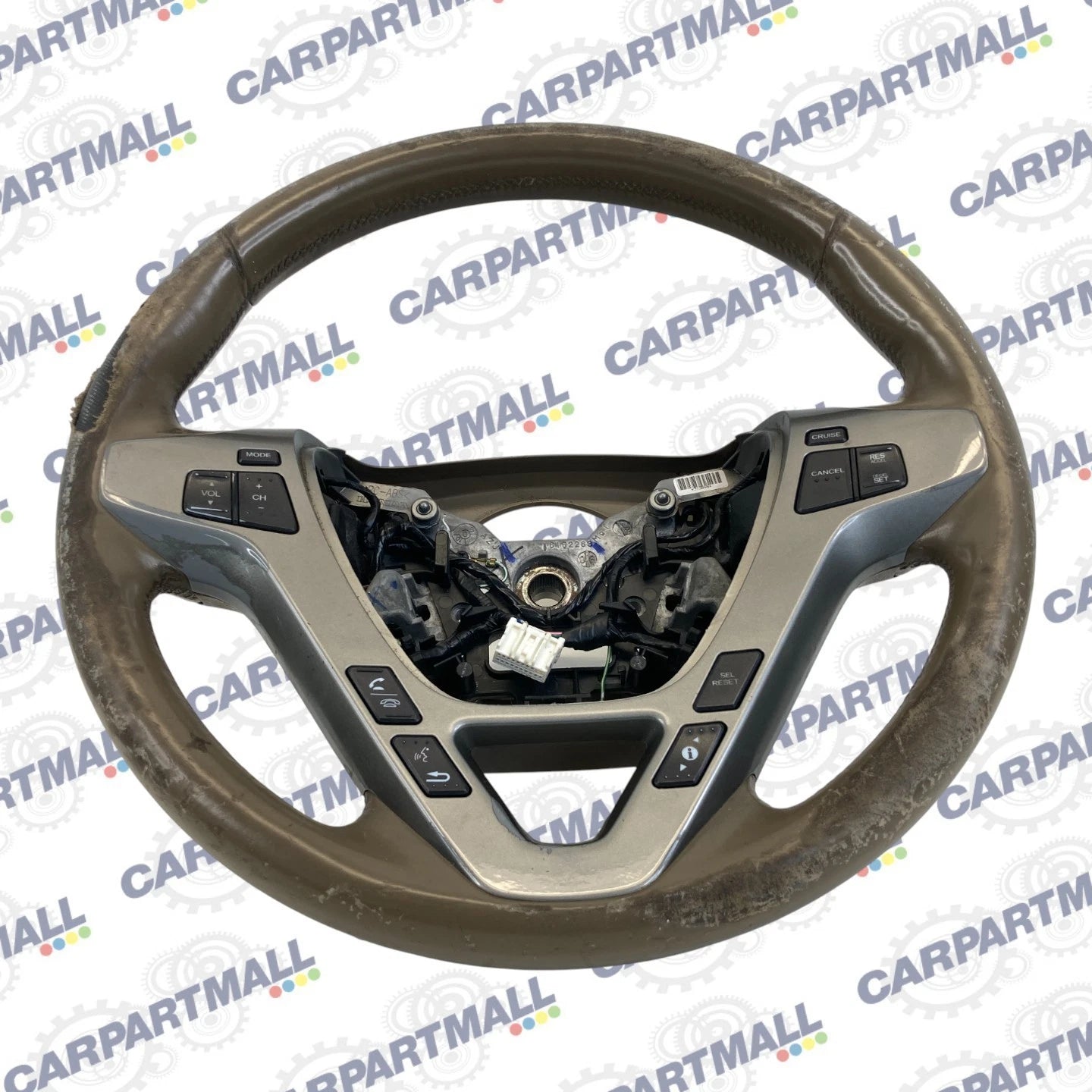 2010-2013 ACURA MDX STEERING WHEEL W/ CRUISE & AUDIO CONTROLS ASSY 6066087 OEM