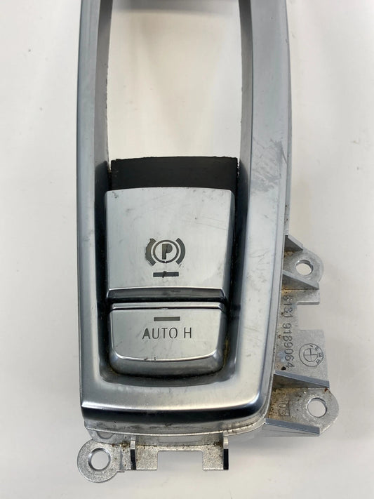 11-17 BMW X3 ELECTRONIC PARKING BRAKE AUTO HOLD SWITCH WITH BEZEL OEM 9217594