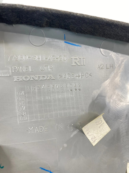 05-10 HONDA ODYSSEY CENTER DASH A/C CLIMATE CONTROL TRIM BEZEL 77250-SHJ-A2-20
