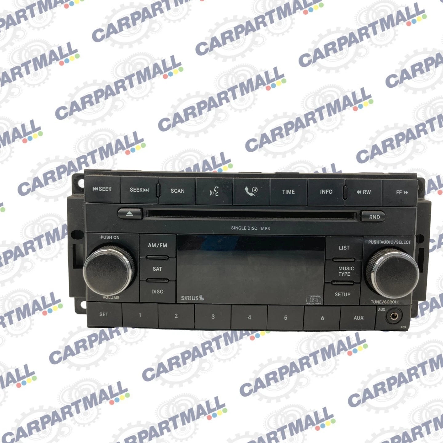 2008 08 DODGE AVENGER RADIO AM/FM MP3 CD PLAYER AUDIO RECEIVER 5064420AE OEM