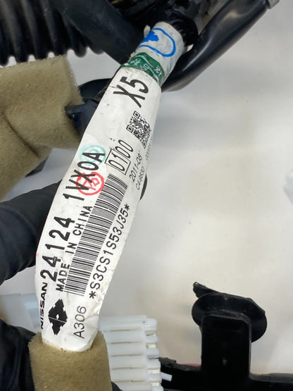 11-15 Nissan Rogue Front Right Passenger Door Wire Harness Wiring 24124-1VX0A