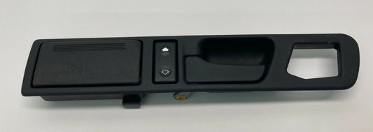 1994 1995 BMW 540I REAR LEFT INTERIOR INNER DOOR HANDLE W/ WINDOW SWITCH & BEZEL