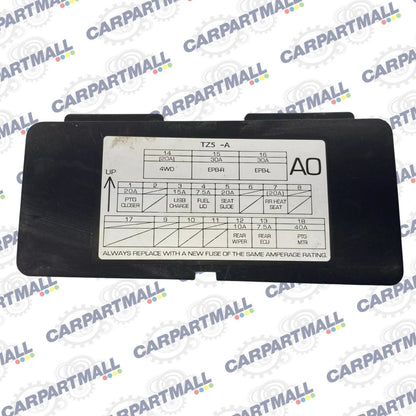 17-20 Acura MDX Rear Quarter Panel Left Fuse Box Access Cover 84666-TZ5A-A010