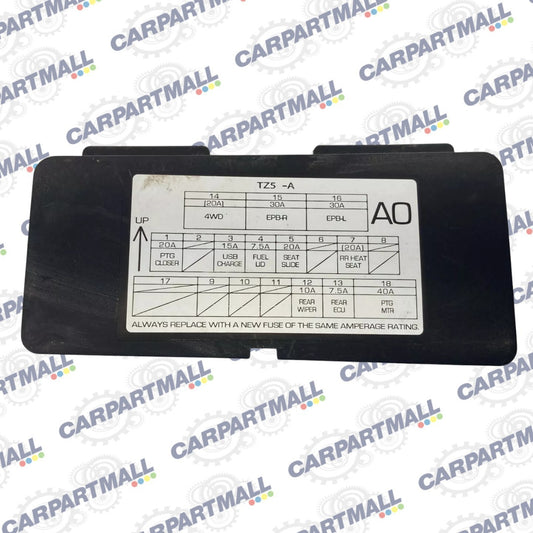 17-20 Acura MDX Rear Quarter Panel Left Fuse Box Access Cover 84666-TZ5A-A010