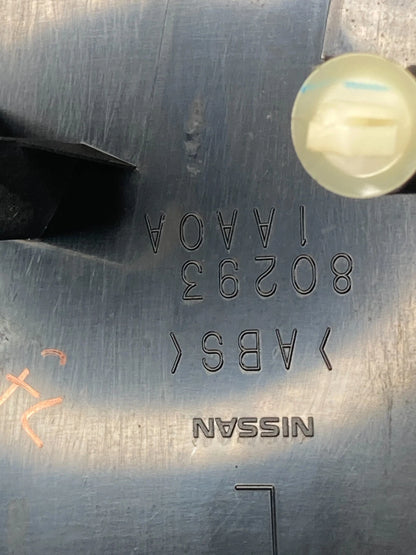 2009-2014 NISSAN MURANO FRONT LEFT DRIVER INNER DOOR MIRROR COVER 80293-1AA0A