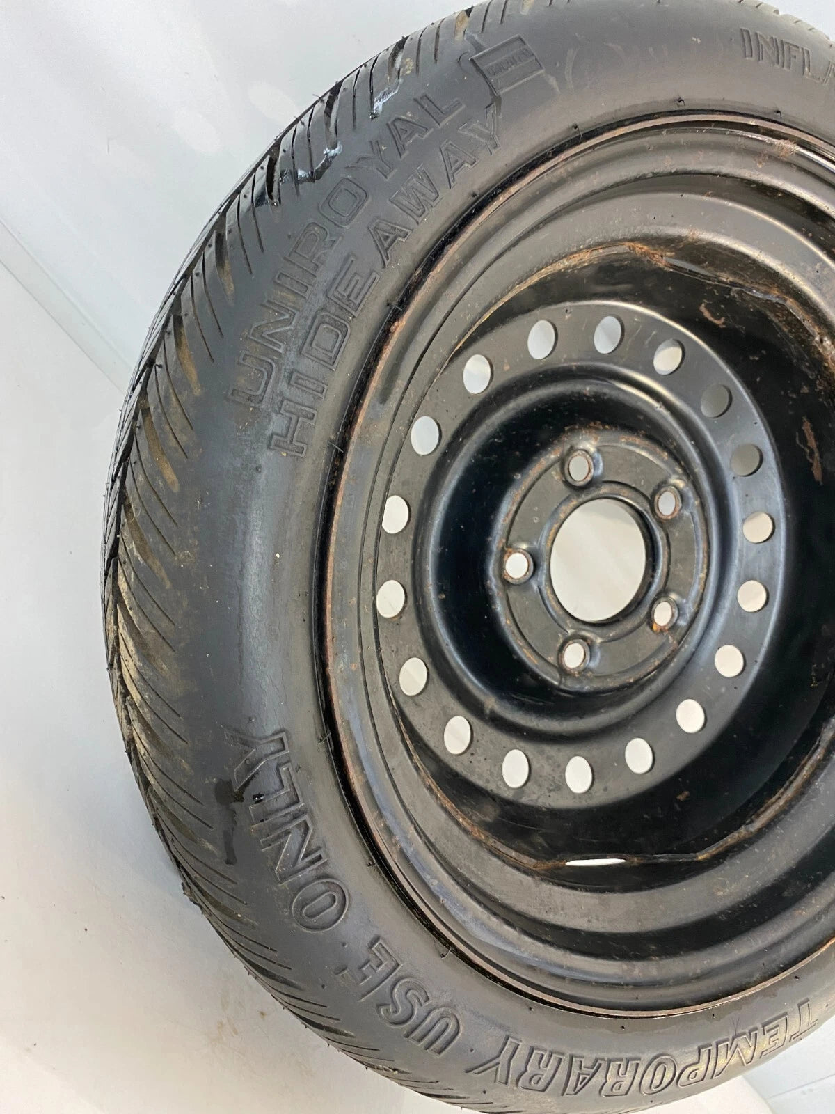 1986-1991 CADILLAC SEVILLE EMERGENCY SPARE TIRE RIM COMPACT DONUT T125/70D15