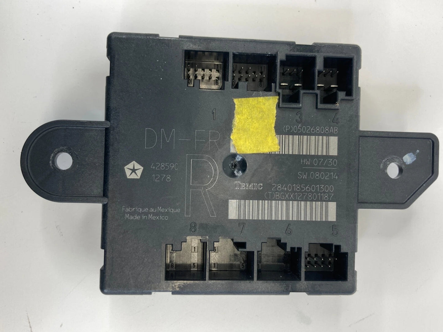 2009 2010 DODGE JOURNEY FRONT RIGHT PASSENGER DOOR CONTROL MODULE 05026808AB OEM