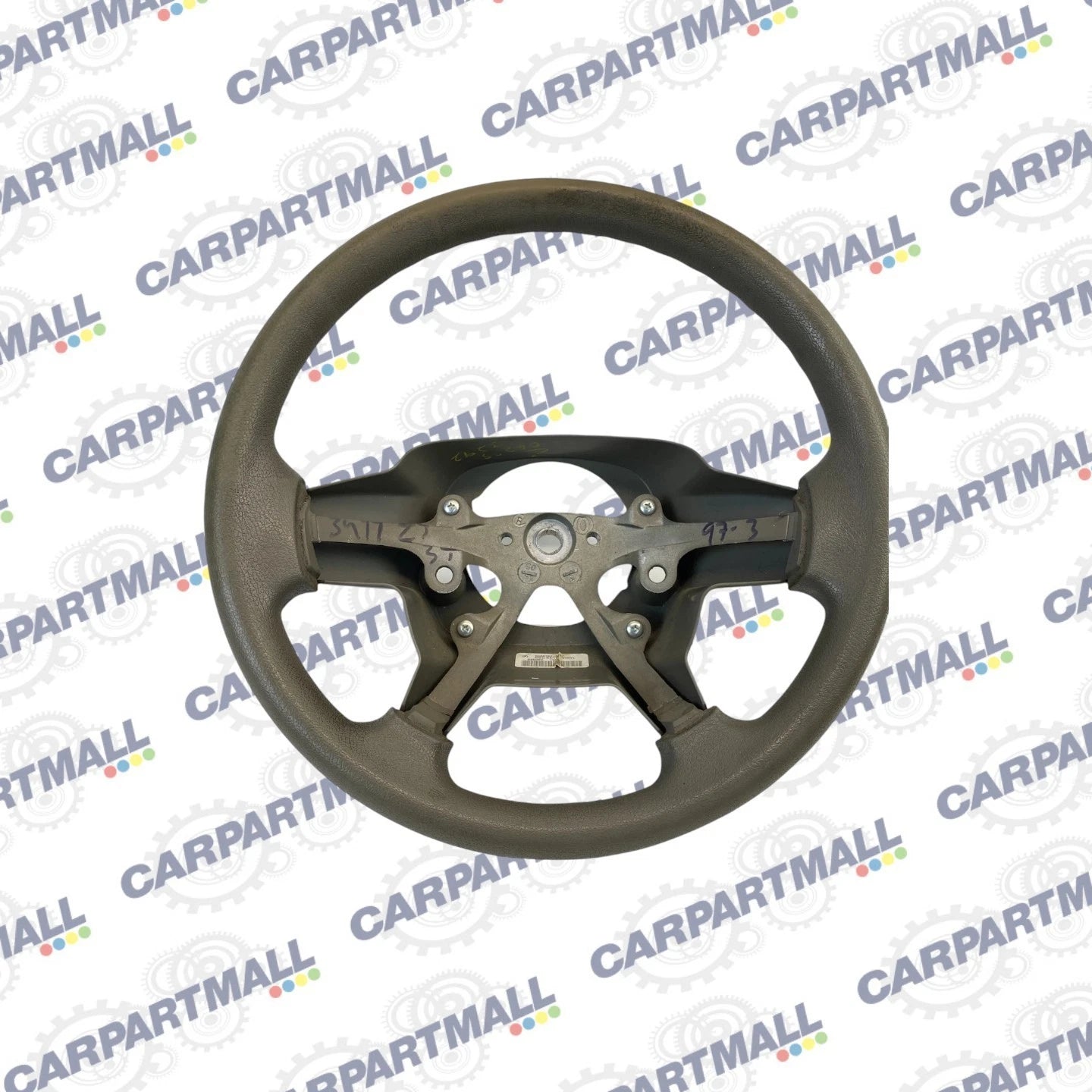 2005-2007 JEEP GRAND CHEROKEE STEERING WHEEL MED KHAKI VINYL 5HM76ZJ3AC