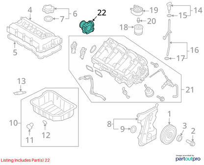 10-13 HYUNDAI TUCSON 10-12 SANTA FE 06-10 SONATA 2.4L THROTTLE BODY 35100-25400