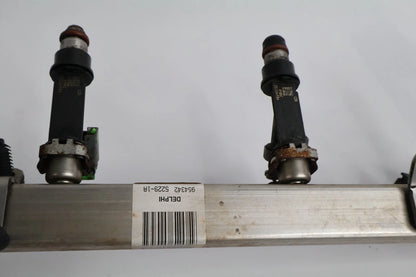 2006-2010 HUMMER H3 3.7L L5 A/T ENGINE FUEL RAIL W/ 5 FUEL INJECTORS HARNESS OEM
