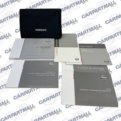 2013 13 Nissan Rogue Owners Manual & Warranty Information Set Kit w/ Case OEM