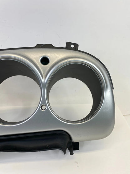 2001-2005 CHRYSLER PT CRUISER DASH SPEEDOMETER CLUSTER BEZEL SILVER 0SD34TRMA
