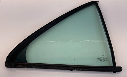 1998-2002 MERCEDES-BENZ E430 REAR RIGHT DOOR QUARTER FIXED WINDOW GLASS OEM