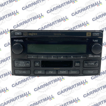 2004-2007 Toyota Highlander AM FM Radio CD Cassette Player JBL 86120-48430 OEM