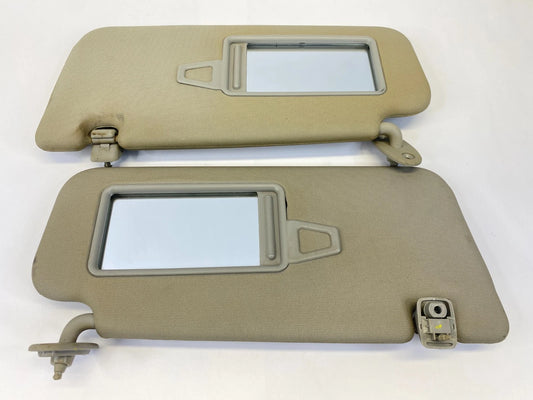 2010-2013 KIA FORTE FRONT LEFT AND RIGHT SUNVISOR SHADE MIRROR PAIR SET OEM