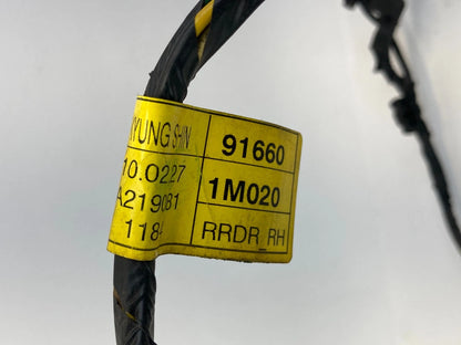10-13 KIA FORTE SEDAN REAR RIGHT PASSENGER DOOR WIRE WIRING HARNESS 91660-1M020