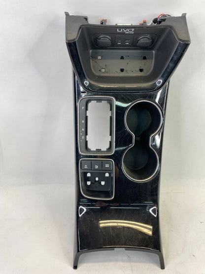 2014 2015 KIA SORENTO CENTER CONSOLE SHIFTER TRIM CUP HOLDER BEZEL BLACK OEM