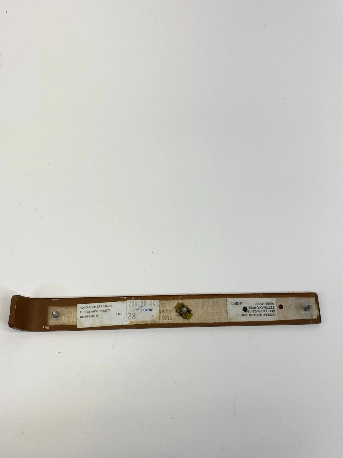 1998-2004 AUDI A6 QUATTRO FRONT CONSOLE TRIM BEZEL MOLDING WOOD 4B0863209H OEM
