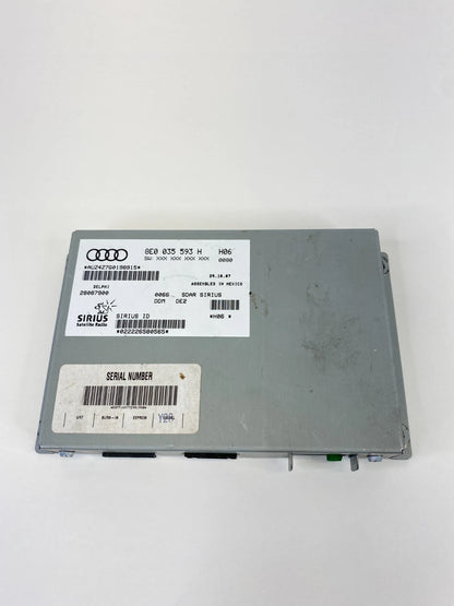 2007-2008 AUDI A4 QUATTRO SIRIUS SATELLITE RADIO MODULE 8E0-035-593H OEM