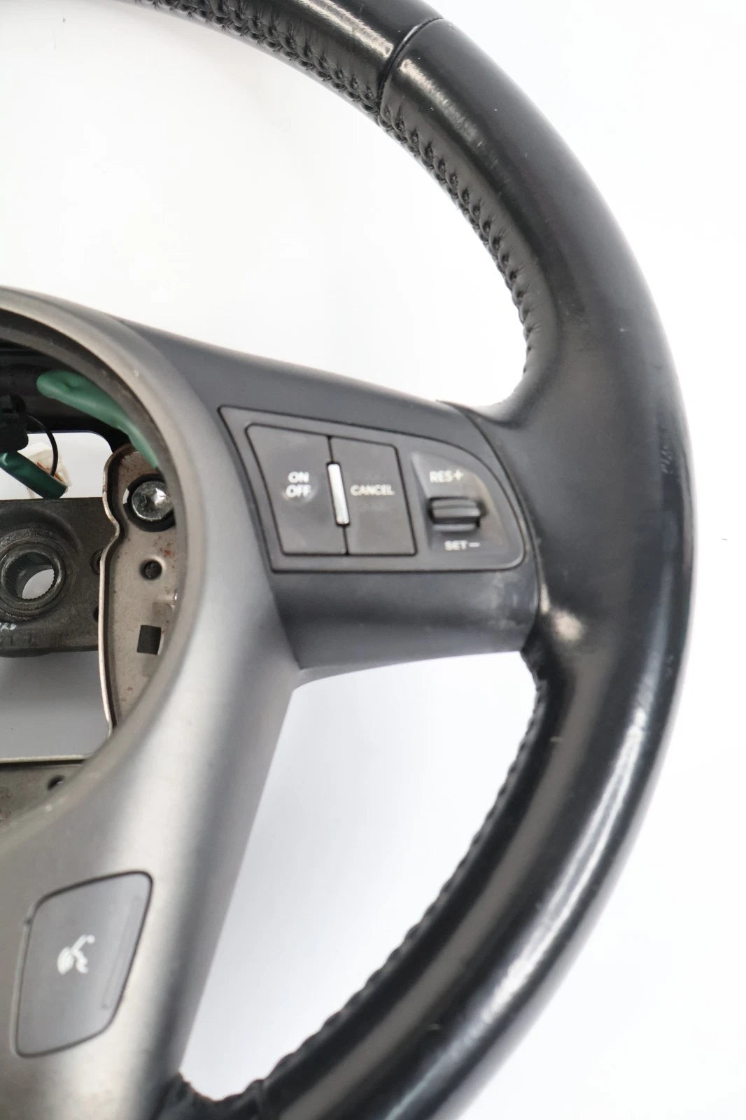 2012 2013 KIA SOUL STEERING WHEEL CRUISE & AUDIO PHONE CONTROL LEATHER BLACK OEM
