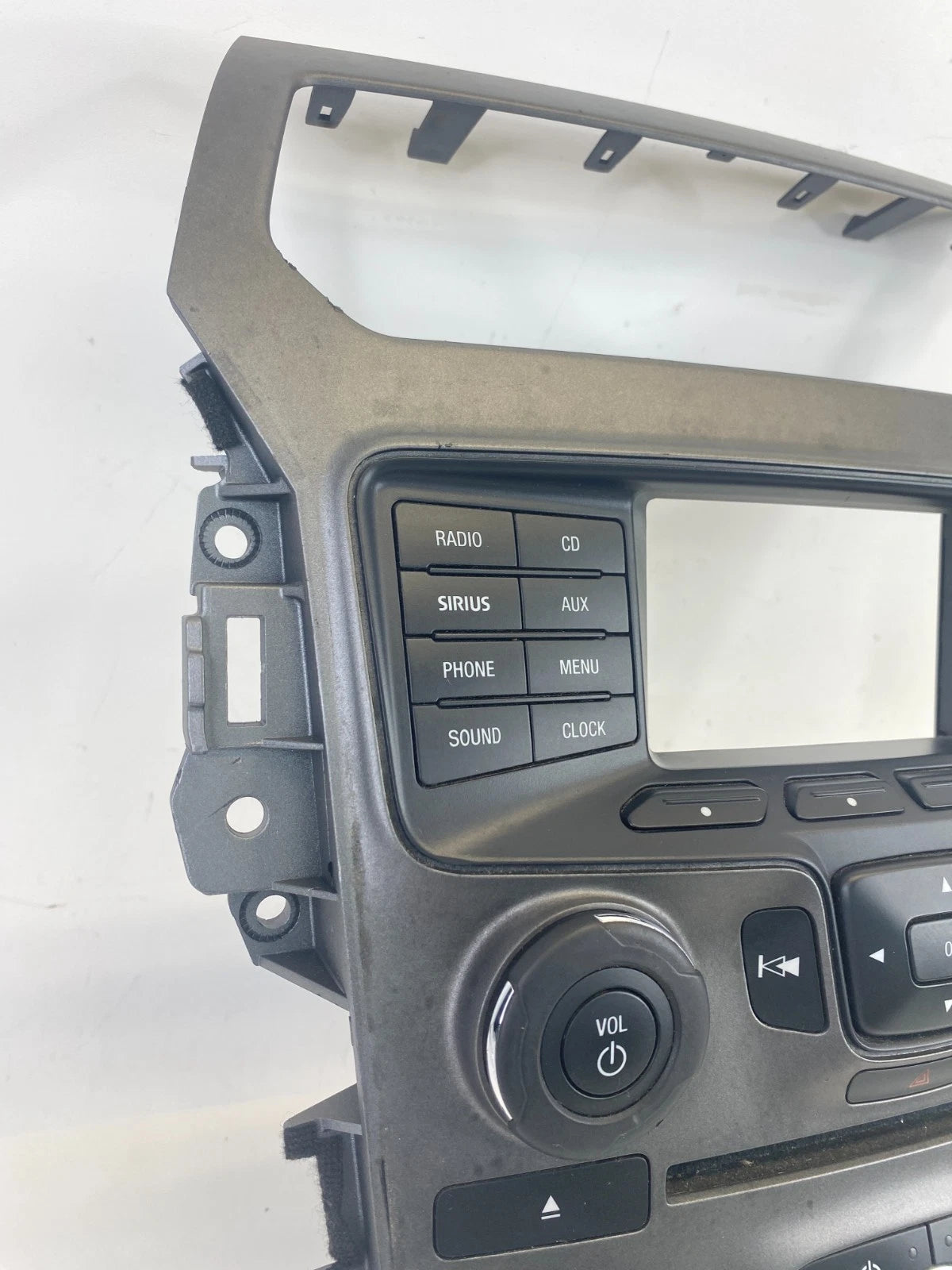 2013 FORD EXPLORER DASH CD RADIO & CLIMATE CONTROL FACEPLATE PANEL TRIM BEZEL