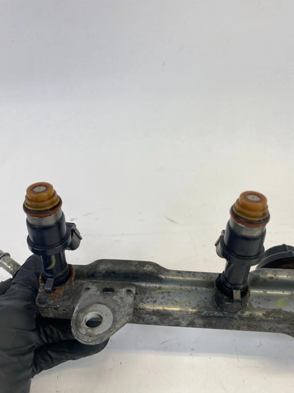 08-12 HONDA ACCORD 2.4L FWD ENGINE FUEL RAIL W/ 4 FUEL INJECTORS R45L590-545103