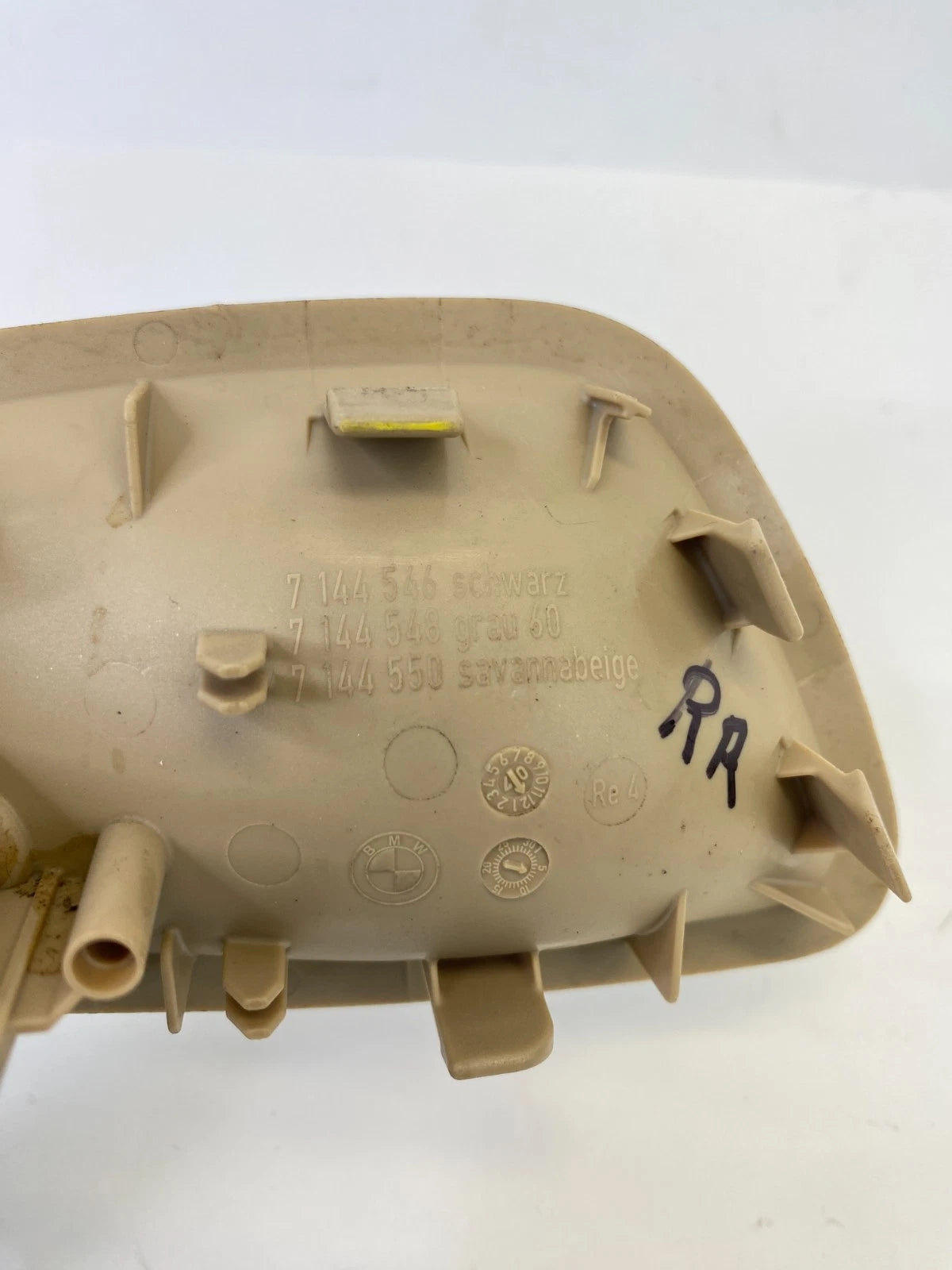2007 2008 BMW 328XI 07-11 335I REAR RIGHT INTERIOR DOOR HANDLE 7144550 BEIGE OEM