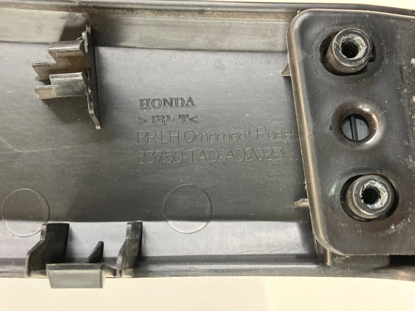 08-12 HONDA ACCORD SEDAN LX INNER REAR LEFT BACK DOOR TRIM BEZEL 83750TA0A020