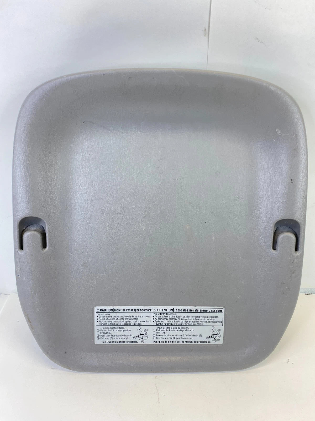 04-10 TOYOTA SIENNA FRONT RIGHT PASSENGER SIDE SEAT BACK COVER PANEL TRIM OEM