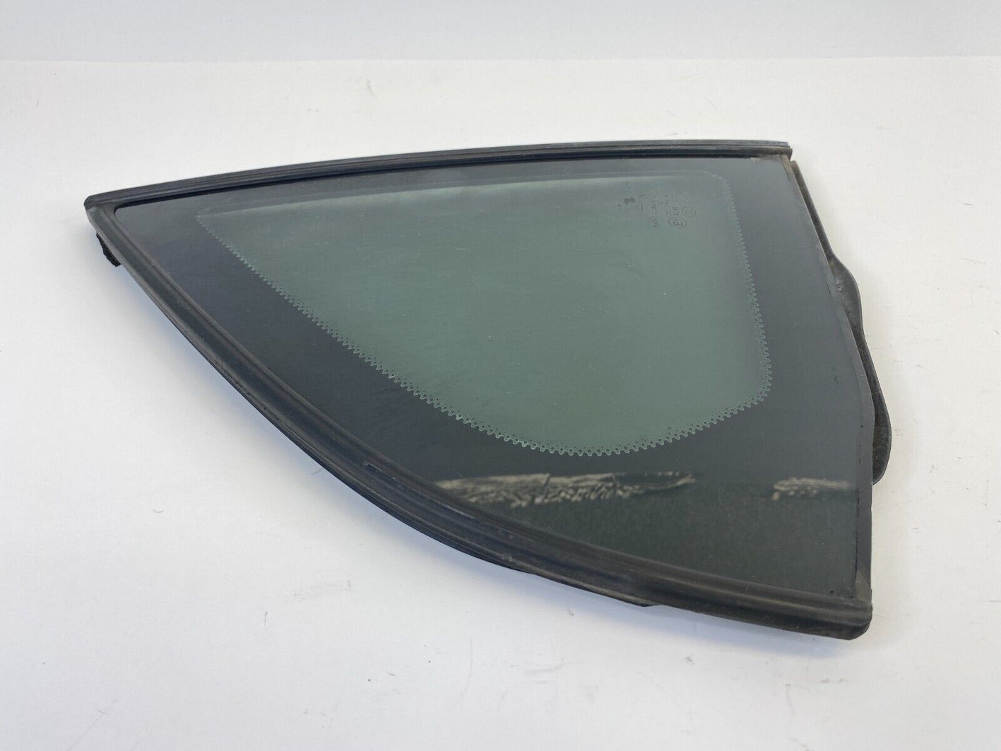 03-11 Saab 9-3 Sedan Rear Right Door Window Glass Vent Quarter Panel 12804490