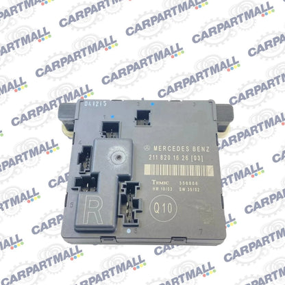 2003-2006 MERCEDES-BENZ E500 REAR RIGHT DOOR CONTROL MODULE UNIT 2118201626 OEM