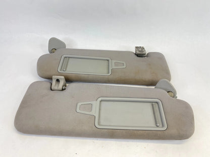 2011-2015 HYUNDAI SONATA SUN VISOR DRIVER & PASSENGER SIDE PAIR SET GRAY OEM