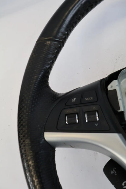 2011 SUZUKI KIZASHI 2.4L LEATHER STEERING WHEEL PADDLE SHIFTER BLACK OEM