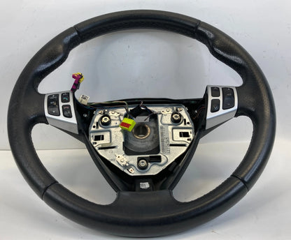 2005-2011 SAAB 9-3 STEERING WHEEL W/ AUDIO CONTROL LEATHER BLACK 12774365