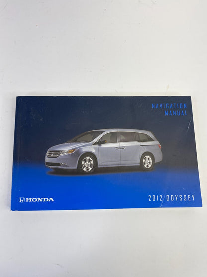 2012 Honda Odyssey Owners Manual Guide Warranty Information Navigation Set Case